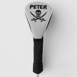 CUSTOM PIRATE SKULL GOLF DRIVER COVER