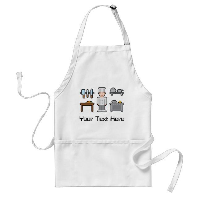 Custom Pixel Chef Standard Apron (Front)