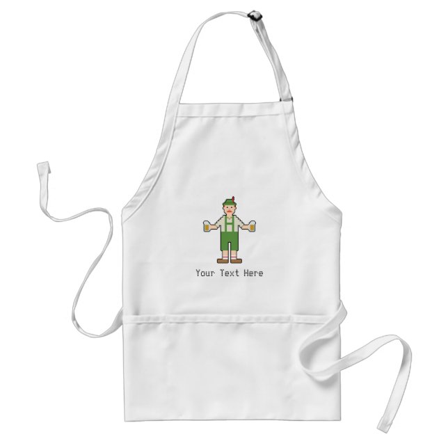 Custom Pixel German with Beer Standard Apron (Front)