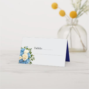 Custom Place Cards with Floral Design