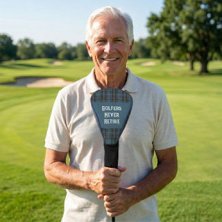 Custom Plaids Sports Retirement Gifts for Dad Golf Head Cover