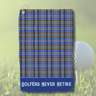Custom Plaids Sports Retirement Gifts for Dad Golf Towel