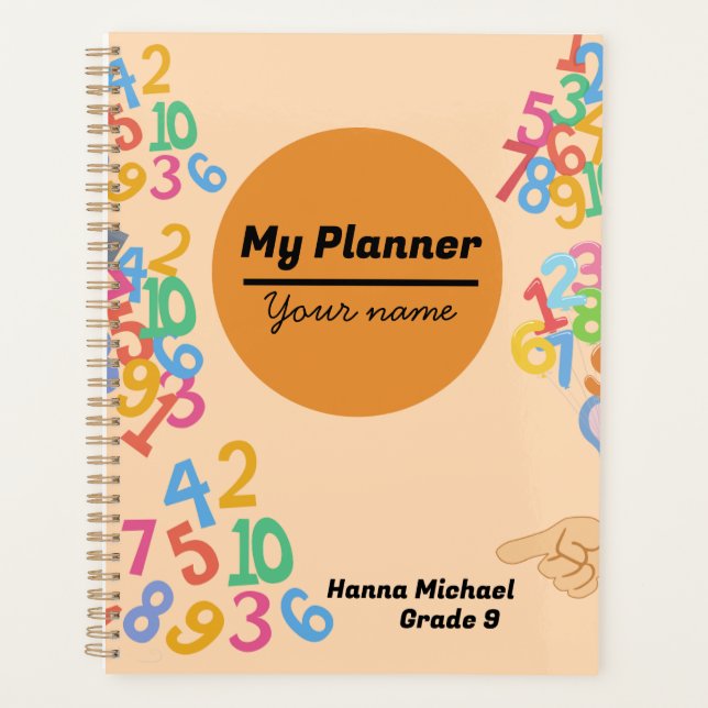 Custom Planner Cover Design - Personalise Yours (Front)