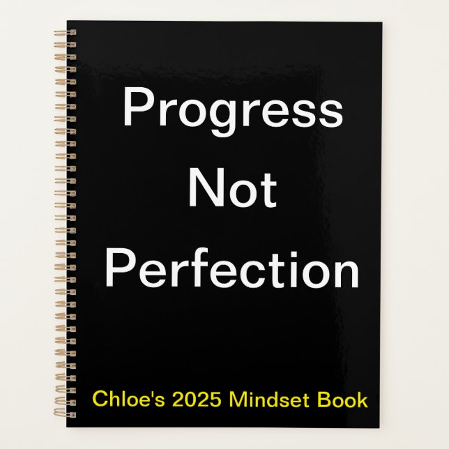 Custom Planner for Women – 2025 Mindset Journal (Front)