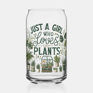 Custom Plant Lover Drinkware Set Can Glass