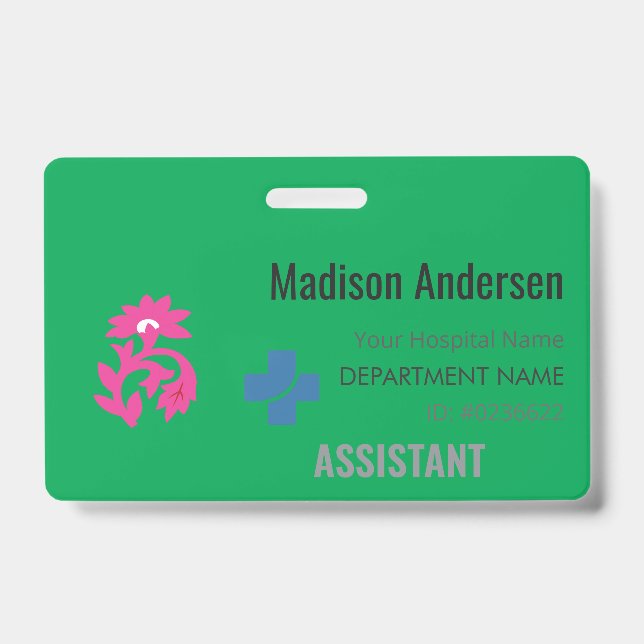 Custom Plastic Badge – Access.Business.Event ID Badge (Front)