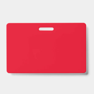 Custom Plastic Badge – Horizontal Design ID Badge