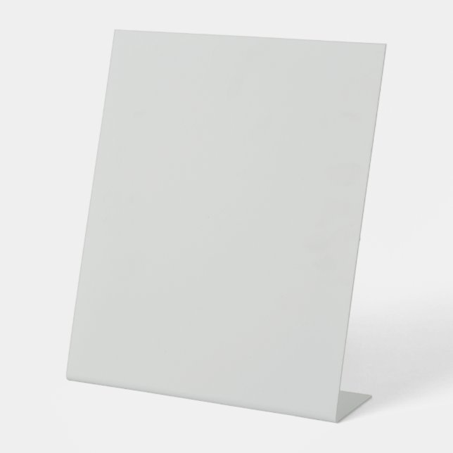 Custom Platinum White Pedestal Sign (Front)