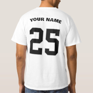 Custom Player Name Number Sports T-Shirt