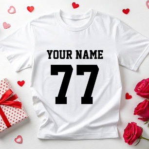 Custom Players Number Personalised Football Mum T-Shirt