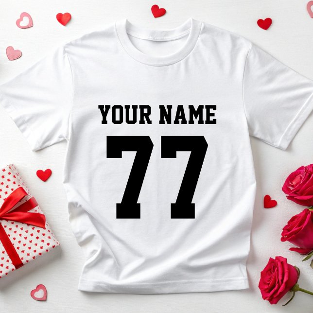 Custom Players Number Personalised Football Mum T-Shirt (Creator Uploaded)
