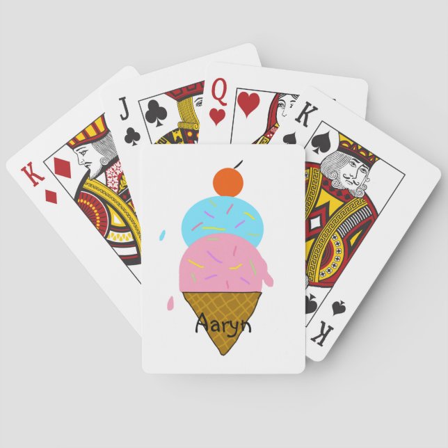 Custom Playing Cards for Children (Back)