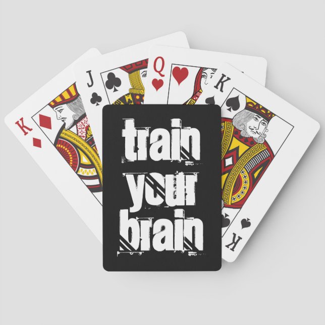 Custom playing cards for memory training (Back)