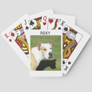 Custom Playing Cards with picture of pet dog