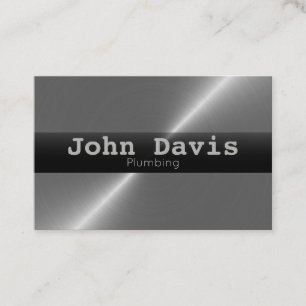 Custom Plumbing Personalised business cards