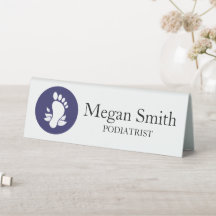Custom Podiatrist Foot Care Clinic Name Title