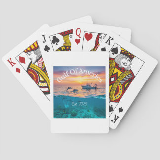 Custom poker cards- Gulf of America cards
