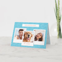 Custom Polaroid Photo Collage Folded Card