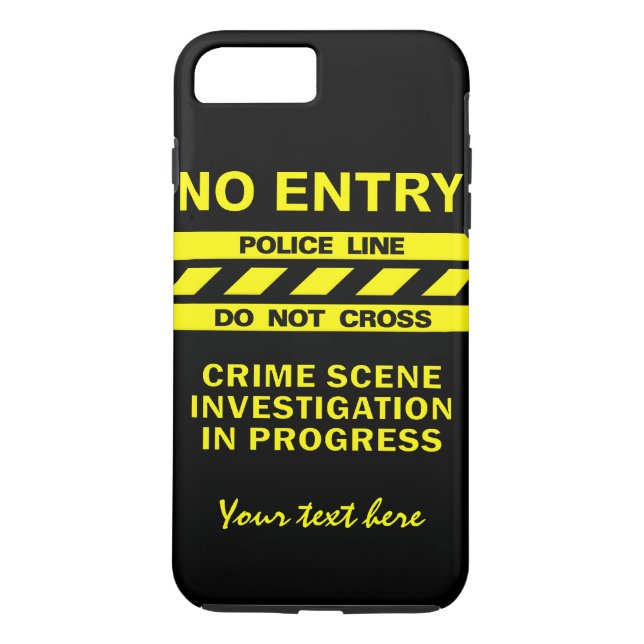 Custom Police Line custom phone cases (Back)