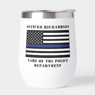 Custom Police Officer Thin Blue Line Police
