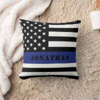 Custom Police Officer Thin Blue Line Police Dept.