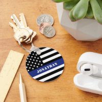 Custom Police Officer Thin Blue Line Police Dept.