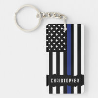 Custom Police Officer Thin Blue Line Police