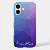 Custom Polygon Pattern Case – Unique Style