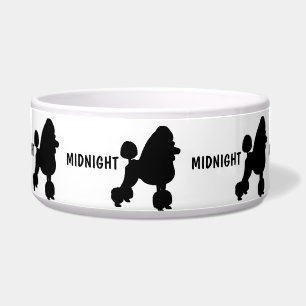 Custom Poodle Dog Bowl