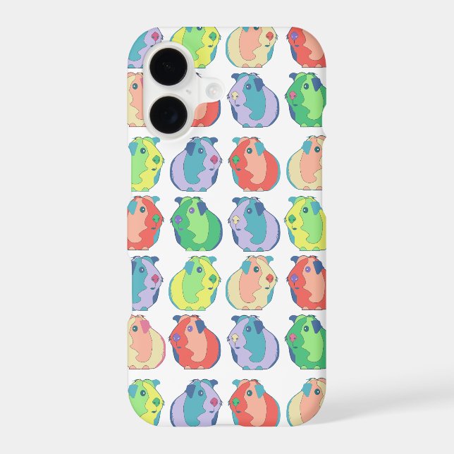 Custom Pop Art Guinea Pig Pattern (Back)