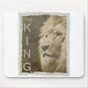 Custom Pop Art Picture Lion Head Template Mouse Pad