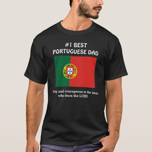 Custom PORTUGUESE DAD T-Shirt (Front)