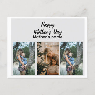 Custom Postcard Happy Mother's Day Photo Collage