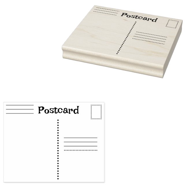 Custom Postcard Stamp (Stamped)