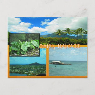 CUSTOM POSTCARDS- HAWAII COLLAGE# 20 POSTCARD