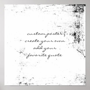custom poster create your own quote wall art
