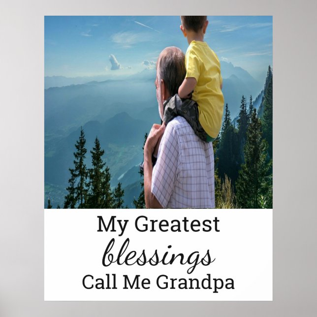 Custom Poster For Grandpa (Front)