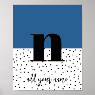 CUSTOM - Poster - Lower Case n