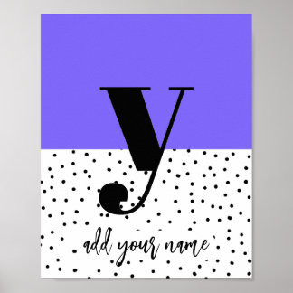 CUSTOM - Poster - Lower Case y
