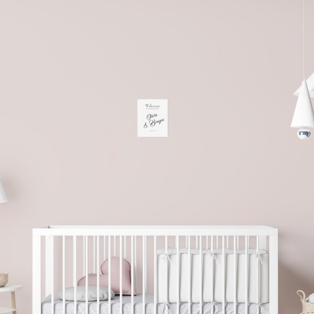Custom Poster Sign – Personalised Event Décor (Nursery 2)