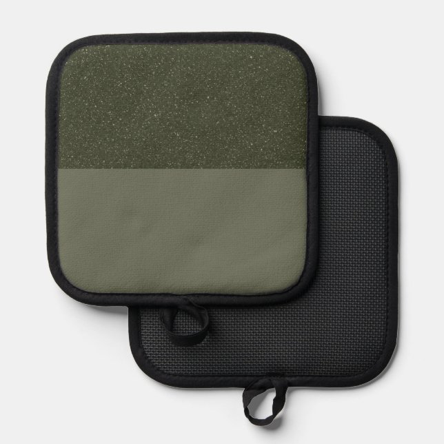 Custom Pot Holder | Sparkle Top Design (Front/Back)
