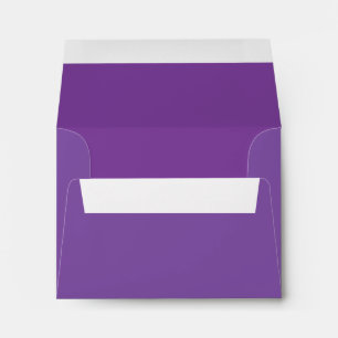 Custom Pre-Addressed Lavender Purple Envelopes