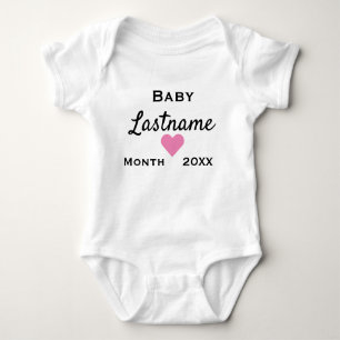 Custom Pregnancy Announcement Baby Bodysuit