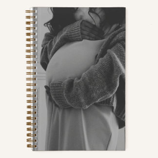 Custom Pregnancy Photo Mummy-to-be Maternity Notebook