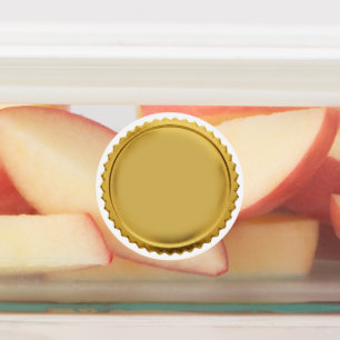 Custom Premium 3D Seal Blank Starburst Foil Gold