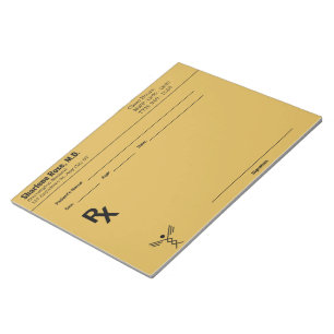Custom Prescription Notepad – Editable Doctor RX