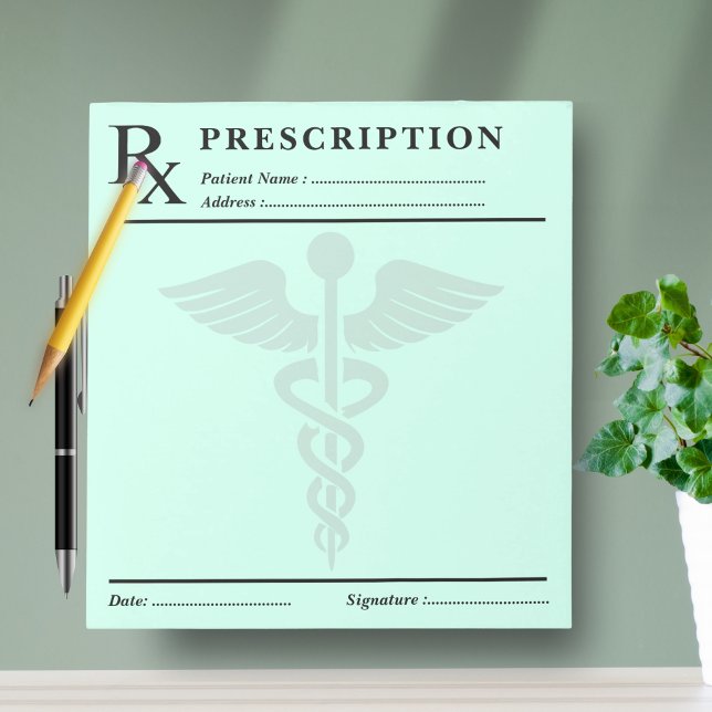 Custom Prescription Notepad – Editable Doctor RX  (Custom Prescription Notepad – Editable Doctor RX)