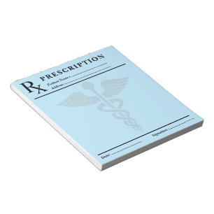Custom Prescription Notepad – Editable Doctor RX 