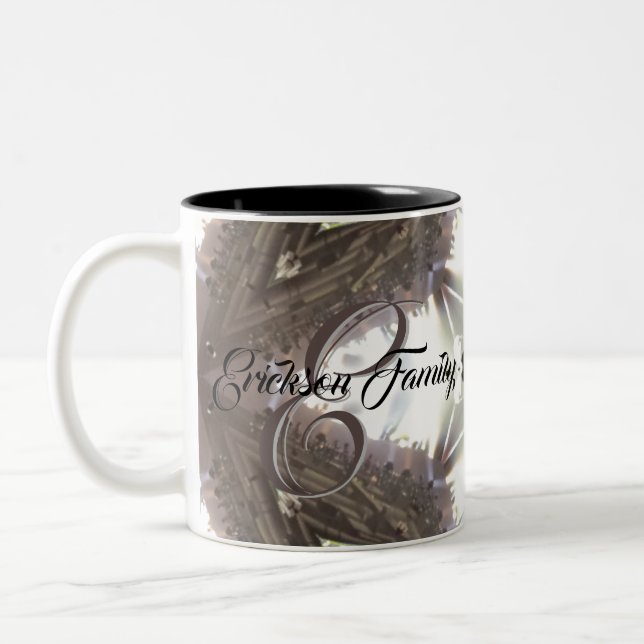 Custom presents for mother in law Two-Tone coffee mug (Left)