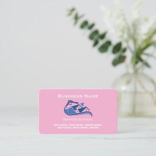 Custom Pressure Washer modern Power Washing Business Card